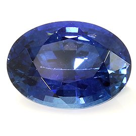 1.22 ct Oval Blue Sapphire : Deep Rich Blue
