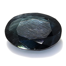 0.92 ct Oval Sapphire : Black