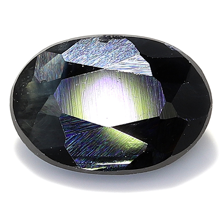 0.96 ct Oval Sapphire : Black