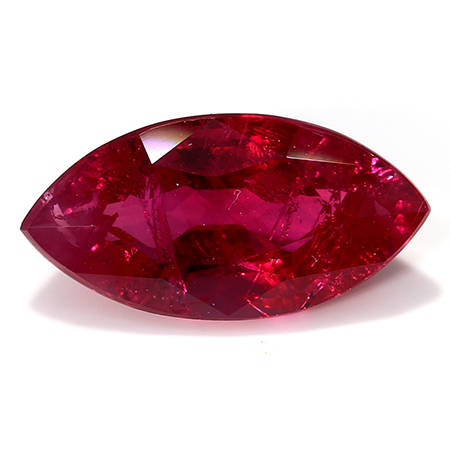 1.51 ct Marquise Ruby : Fine Purple Red