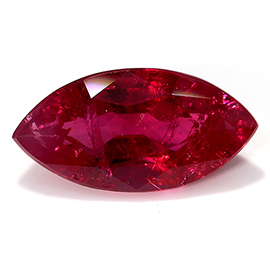 1.51 ct Marquise Ruby : Fine Purple Red