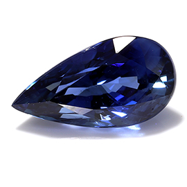 1.04 ct Pear Shape Blue Sapphire : Fine Blue