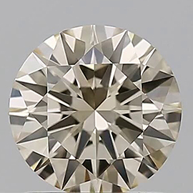1.02 ct Round Natural Diamond :O, Very Light Brown / VVS1