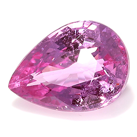 0.97 ct Pear Shape Pink Sapphire : Rich Pink