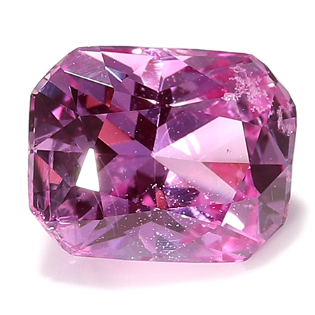 0.92 ct Intense Pink Emerald Cut Natural Pink Sapphire