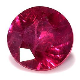 0.37 ct Round Ruby : Pigeon Blood Red