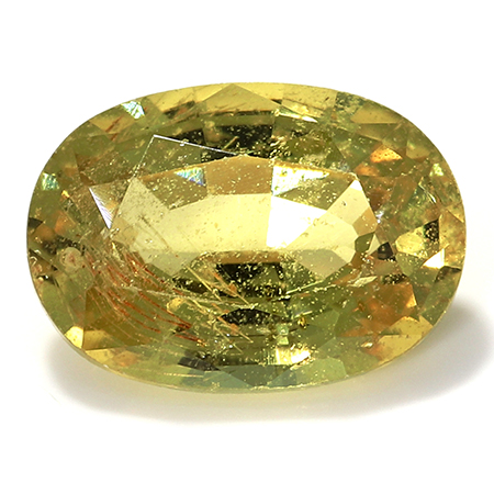 0.94 ct Deep Yellow Oval Natural Yellow Sapphire