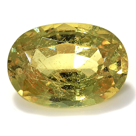 0.94 ct Oval Yellow Sapphire : Deep Yellow