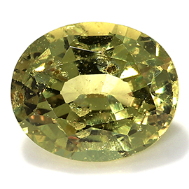 0.90 ct Oval Yellow Sapphire : Brownish Yellow