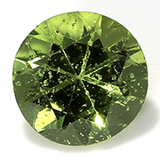 0.38 ct Green Round Natural Sapphire