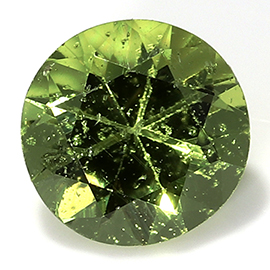 0.38 ct Round Sapphire : Green