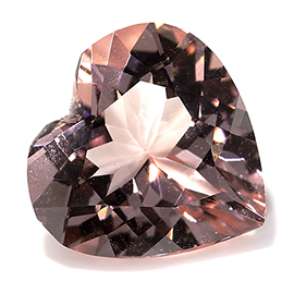 1.84 ct Heart Shape Morganite : Peach