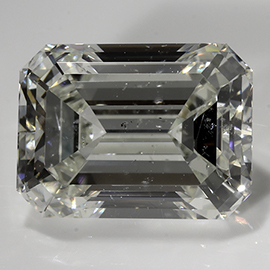 3.39 ct Emerald Cut Diamond : K / SI1