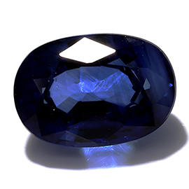 1.04 ct Oval Blue Sapphire : Rich Royal Blue