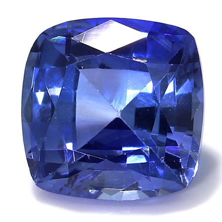 0.86 ct Cushion Cut Blue Sapphire : Fine Blue