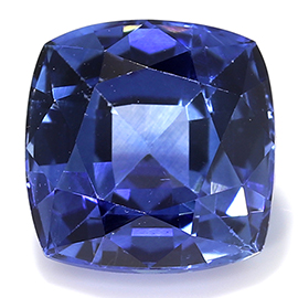 1.08 ct Fine Royal Blue Cushion Cut Natural Blue Sapphire