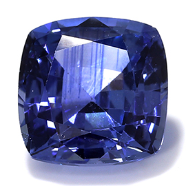 1.16 ct Fine Blue Cushion Cut Natural Blue Sapphire