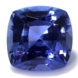 1.05 ct Fine Royal Blue Cushion Cut Natural Blue Sapphire