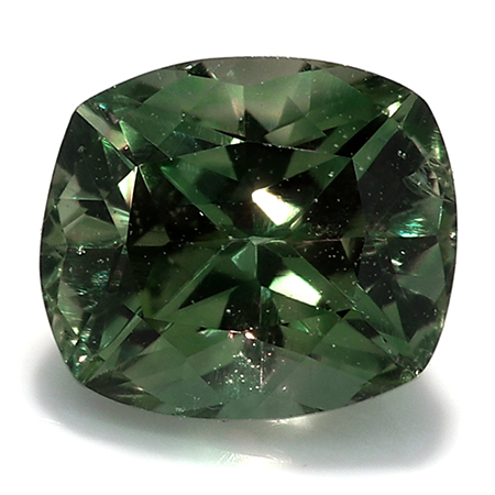 0.87 ct Greenish Blue Cushion Cut Natural Sapphire