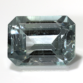 0.97 ct Emerald Cut Sapphire : Cornflower Blue