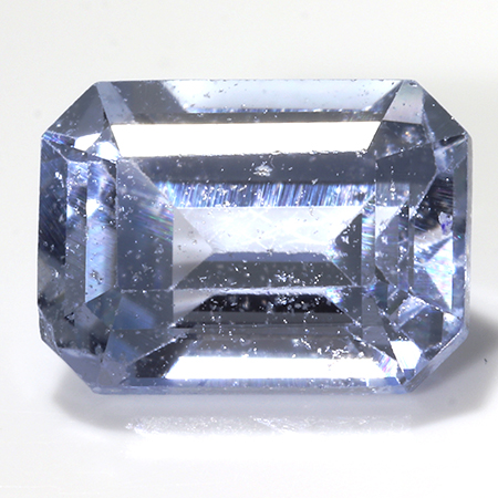 0.96 ct Emerald Cut Sapphire : Cornflower Blue