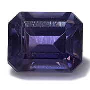 0.73 ct Violet Blue Emerald Cut Sapphire
