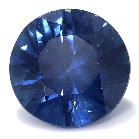0.67 ct Fine Blue Round Natural Sapphire