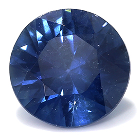 0.67 ct Fine Blue Round Natural Sapphire