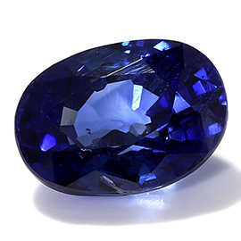 1.04 ct Navy Blue Oval Natural Blue Sapphire