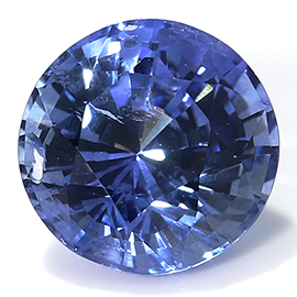 1.02 ct Cornflower Blue Round Natural Blue Sapphire