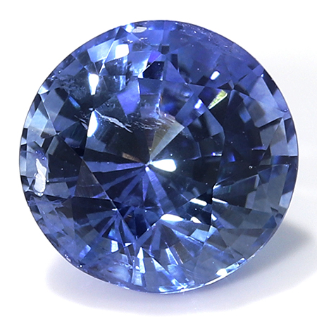 1.02 ct Round Blue Sapphire : Cornflower Blue