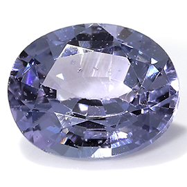 0.70 ct Oval Blue Sapphire : Violet Purple