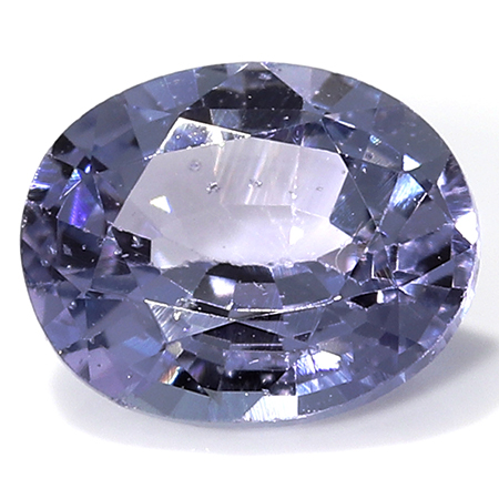 0.70 ct Oval Blue Sapphire : Violet Purple