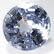 1.33 ct Light Blue Round Natural Blue Sapphire