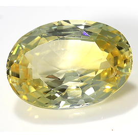 1.61 ct Yellow  Oval Natural Yellow Sapphire