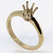 18K Yellow Gold Setting