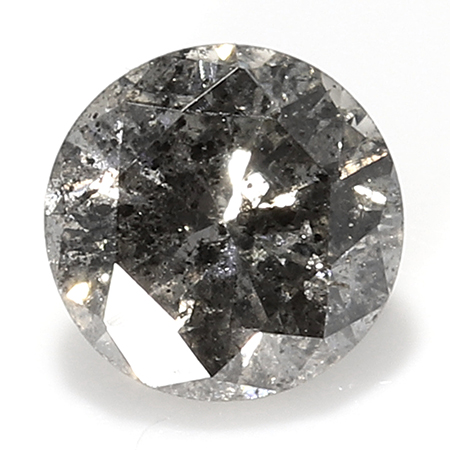 0.15 ct Round Natural Diamond : Salt and Pepper