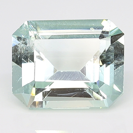 2.72 ct Fine Blue Emerald Cut Natural Aquamarine