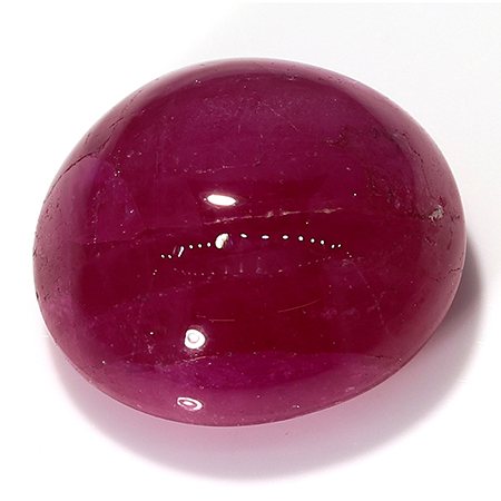 3.83 ct Cabochon Ruby : Pinkish Red