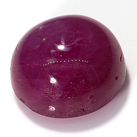 4.23 ct Cabochon Ruby : Pinkish Red