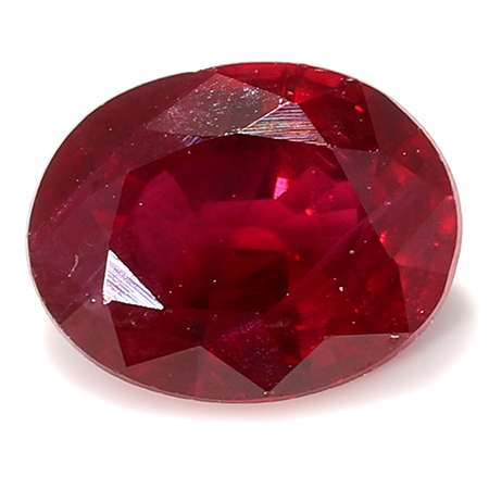 0.48 ct Oval Ruby : Red