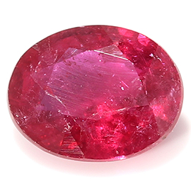 0.42 ct Oval Ruby : Red