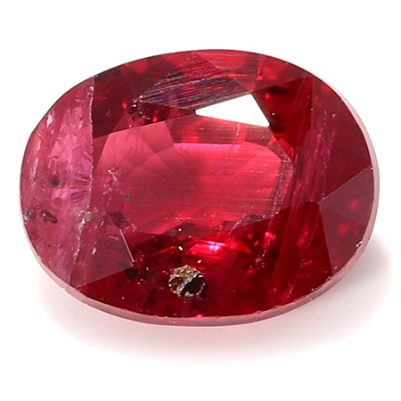 0.51 ct Oval Ruby : Red