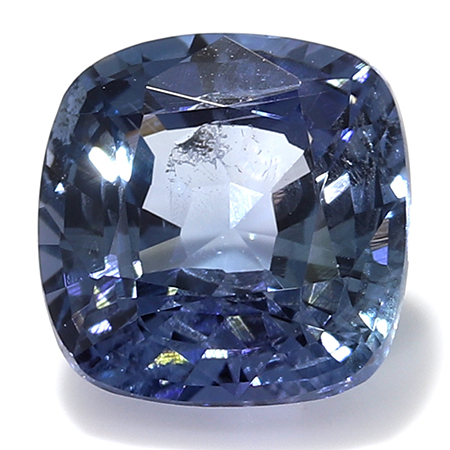 0.67 ct Cushion Cut Blue Sapphire : Fine Blue