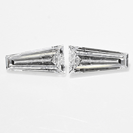 0.25 cttw Pair of Taper Baguette Diamonds : F / VVS2