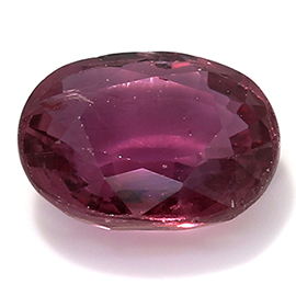 0.36 ct Oval Ruby : Violet Red