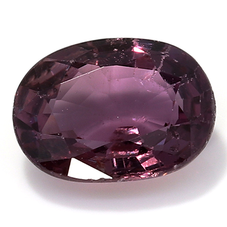 0.41 ct Oval Ruby : Violet Red
