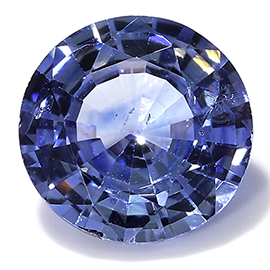 1.01 ct Round Blue Sapphire : Blue