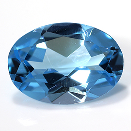 0.80 ct Fine Blue Oval Natural Topaz