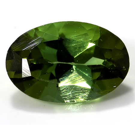 0.50 ct Olive Green Cushion Cut Natural Tourmaline